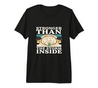 Traumatic Brain Injury Survivors Stronger Than The Storm Premium T-Shirt