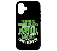 Traumatic Brain Injury TBI Awareness Survivor Mom Women Girl Case for iPhone 16