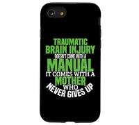 Traumatic Brain Injury TBI Awareness Survivor Mom Women Girl Case for iPhone SE (2020) / 7/8