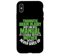 Traumatic Brain Injury TBI Awareness Survivor Mom Women Girl Case for iPhone X/XS