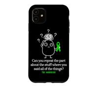 Traumatic Brain Injury Warrior Funny TBI Case for iPhone 11