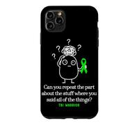 Traumatic Brain Injury Warrior Funny TBI Case for iPhone 11 Pro Max