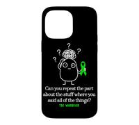 Traumatic Brain Injury Warrior Funny TBI Case for iPhone 14 Pro Max