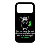 Traumatic Brain Injury Warrior Funny TBI Case for iPhone 17 Pro Max