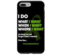 Traumatic Brain Injury Warrior Funny TBI Case for iPhone 7 Plus/8 Plus
