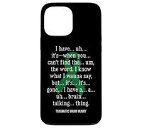 Traumatic Brain Injury Warrior TBI Case for iPhone 13 Pro Max