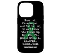 Traumatic Brain Injury Warrior TBI Case for iPhone 14 Pro