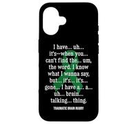 Traumatic Brain Injury Warrior TBI Case for iPhone 16