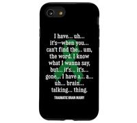 Traumatic Brain Injury Warrior TBI Case for iPhone SE (2020) / 7/8