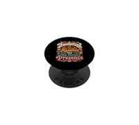 Traumatized by My Dad's Absence and My Mom's Presence Groovy PopSockets Adhesive PopGrip