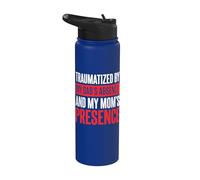 Traumatized By My Dad's Absence and My Mom's Presence Stainless Steel Insulated Water Bottle