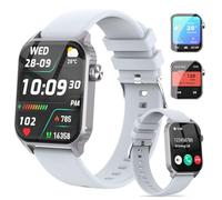 TRAUSI Smart Watches for Women Men, 1.83 inches HD Smartwatch with 120 Sports Modes, Heart Rate/Sleep Monitor, IP67 Waterproof, Bluetooth Call & Music Control for iPhone/Android (Gray)