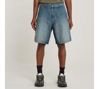 Travail Relaxed Shorts - Medium blue - Men 29