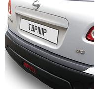 Travall Car Boot Bumper Protector Compatible with Nissan Qashqai J10 (2006-2013) - Vehicle-Specific Black Smooth Plastic Bumper Protection against Scuffs and Scratches