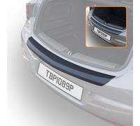 Travall Car Boot Bumper Protector Compatible with Vauxhall Astra 5 Door Hatchback K (2015-2021) - Vehicle-Specific Black Smooth Plastic Bumper Protection against Scuffs and Scratches