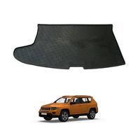Travall CargoMat Boot Liner Compatible with Jeep Compass (2006-2016) Premium Tailored to Fit Car Floor Boot Mat Waterproof Black Rubber Dog Friendly Car Specific Boot Protector