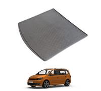 Travall CargoMat Boot Liner Compatible with Volkswagen Touran (2003-2015) Premium Tailored to Fit Car Floor Boot Mat Waterproof Black Rubber All Weather Dog Friendly Car Specific Boot Protector