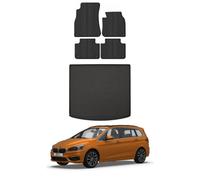 TRAVALL Car Mats & Boot Liner for BMW 2 Series Gran Tourer (2015-2021)