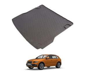 Travall CargoMat Boot Liner Compatible with Audi Q5 2008-2017 Premium Tailored to Fit Car Floor Boot Mat Waterproof Black Rubber Dog Friendly Car Specific Boot Protector