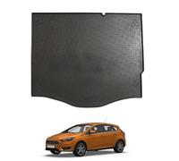 Travall CargoMat Boot Liner Compatible with Ford Focus Hatchback (2010-2018) RS (2015-2018) and ST Hatchback (2012-2018) Premium Tailored Car Boot Mat Waterproof Rubber Car Specific Boot Protector