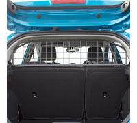 Travall Dog Guard for Ford Fiesta Hatchback (2008-2017) Tailored Fit Luggage Barrier Load Seperator Heavy Duty Powder Coated Steel Pet Barrier Mesh Cage Car Seat Compatible