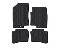 Travall Hyundai I20 (2014-2020) Rubber Car Mats Waterproof Raised Edge Tailored Fit Heavy-Duty Accessories With Clips Easy Clean