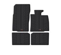 Travall Mini Countryman (2010-2016) Rubber Car Mats Waterproof Raised Edge Tailored Heavy-Duty Accessories With Clips Easy Clean