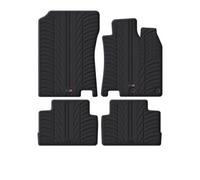 Travall Nissan Qashqai (2013-2017) Rubber Car Mats Waterproof Raised Edge Tailored Heavy-Duty Accessories With Clips Easy Clean