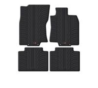 Travall Nissan X-Trail (2013-2017) Rubber Car Mats Waterproof Raised Edge Tailored Heavy-Duty Accessories With Clips Easy Clean