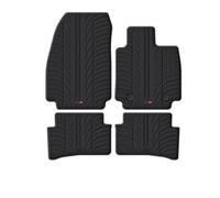 Travall Renault Captur (2013-2019) Rubber Car Mats Waterproof Raised Edge Tailored Heavy-Duty Accessories With Clips Easy Clean