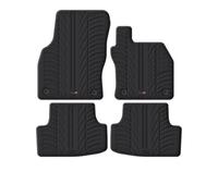 TRAVALL Rubber Car Mats for VW Golf (2013-2020) | Tailored Raised Edges Heavy-Duty Stylish Car Accessories Waterproof Premium Non-Slip Design Durable