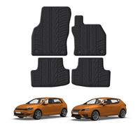 TRAVALL Rubber Car Mats for VW Golf (2013-2020) | Tailored Premium Heavy-Duty Floor Mats Waterproof Car Accessories Non-Slip Durable Raised Edges Easy Clean Custom Fit