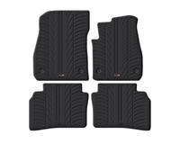 TRAVALL Rubber Car Mats (set of 4) compatible with Vauxhall Insignia (2017-2022) Heavy Duty Floor Mats Moulded Premium Mats Easy Clean Black with Clips - Anti Slip All-Weather Protection