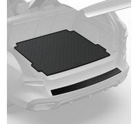 Travall Skoda Karoq (2017-2022) Boot Liner And Protector Bundle Tailored Bumper Protector Boot Mat Waterproof Scratch Resistant