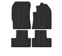 Travall Vauxhall Astra (2021+) Rubber Car Mats Waterproof Raised Edge Tailored Fit Heavy-Duty Accessories With Clips Easy Clean