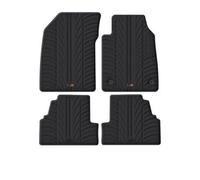 Travall Vauxhall Mokka X (2012-2020) Rubber Car Mats Waterproof Raised Edge Tailored Heavy-Duty Accessories With Clips Easy Clean