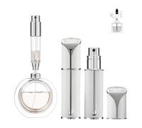 Travalo AQUA Perfume Travel Refillable Bottle, Bottom Filling Fragrances Perfume Atomizer, Mini Cologne Dispenser, Portable Sprayer for Women Men, Gift