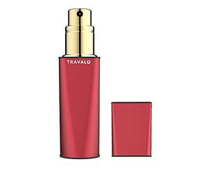 Travalo - Obscura Perfume Atomizer - Revamped refill system - Elegant Metal Travel Atomizer - TSA Approved Atomizer - Air Travel Explosive Free Perfume Atomizer - Glass-free - Red - Unisex - 0.17oz