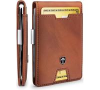 TRAVANDO Austin Men's Bill Clip Wallet RFID Blocking Bifold Credit Card Wallet with Gift Box Standard Size RFID Wallet