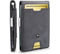 TRAVANDO Mens Slim Wallet with Money Clip Austin RFID Blocking Bifold Credit Card Holder for Men with Gift Box