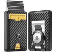 TRAVANDO Swype AirTag* Slim Wallet for Men Metal RFID Blocking Mens Wallet Card Case