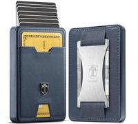 TRAVANDO Swype Slim Wallet for Men Metal RFID Blocking Mens Wallet Card Case (Without AirTag* Pocket)