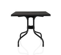 TRAVANO T1 | Outdoor table 79 × 79 - Folding table Black