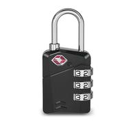 Travel 3 Digit Password Lock Classic Steel Wire Security Lock Suitcase Luggage Cupboard Cabinet Bag Coded Padlock Portable 1Pcs(Black)