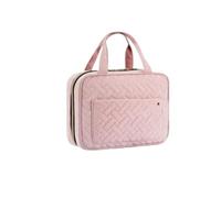 Travel Accessories Wash Bag Toiletry Bag Travel Bag with Hook Waterproof Cosmetic Bag Storage Bag Beauty Storage Bag(Pink)