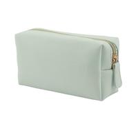 Travel Accessories Wash Bag Travel Leather Cosmetic Bag Portable Small Cosmetic Storage Bag Cosmetic Bag with Zipper Beauty Storage Bag(Grün,27cm)