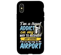 Travel Addict on my way to the Airport World Tour 2026 Case for iPhone X/XS