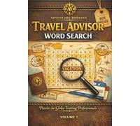 Travel Advisor Word Search: Puzzle Book | 6x9 inches, 100 pages | 50 puzzles