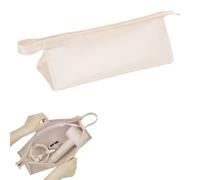 Travel Airwrap Bag, Travel Bag, This with Hair Dryer Bag Compatible with Dyson Supersonic and Shark, 37 x 14 cm, Portable Storage Bag for Hot Air Brushes, Hair Dryer (Beige)