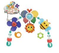 Travel Arch Toy - Foldable Bassinet Mobile with Crab Mirror and Music